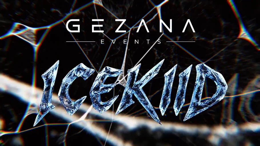 Icekiid frozen lettering and motion identity